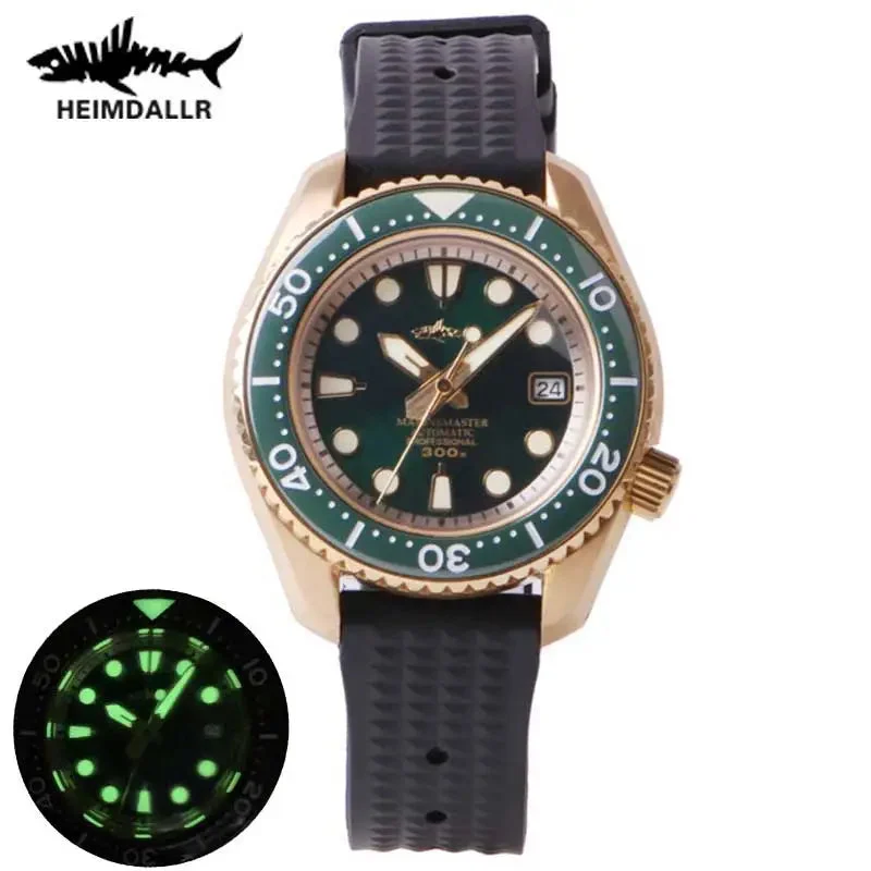 Tandorio Real Bronze SBDX Diver HEIMDALLR HMCE21 NH35 Sapphire Crystal Lord Of The Sea 46MM 30Bar 14:200000080#Silicone blue;200007763:201336100 46 mm kol saati