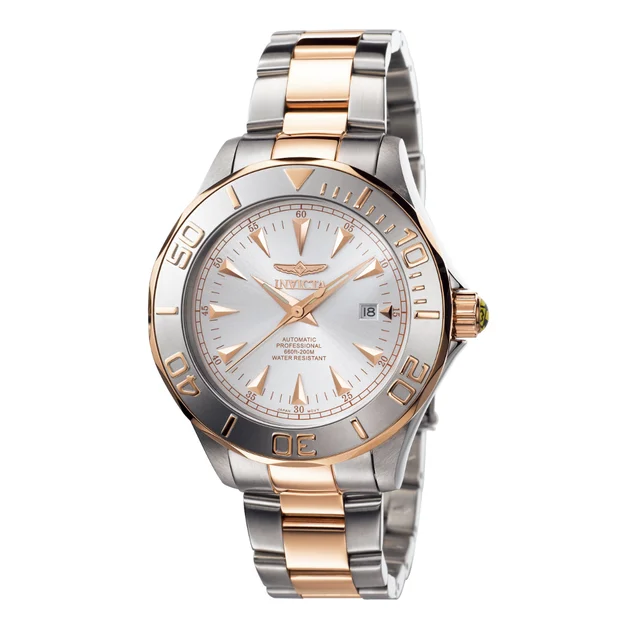 Invicta Signature Automatic 3 Hand Silver Dial Watch (ZG-7112) kol saati