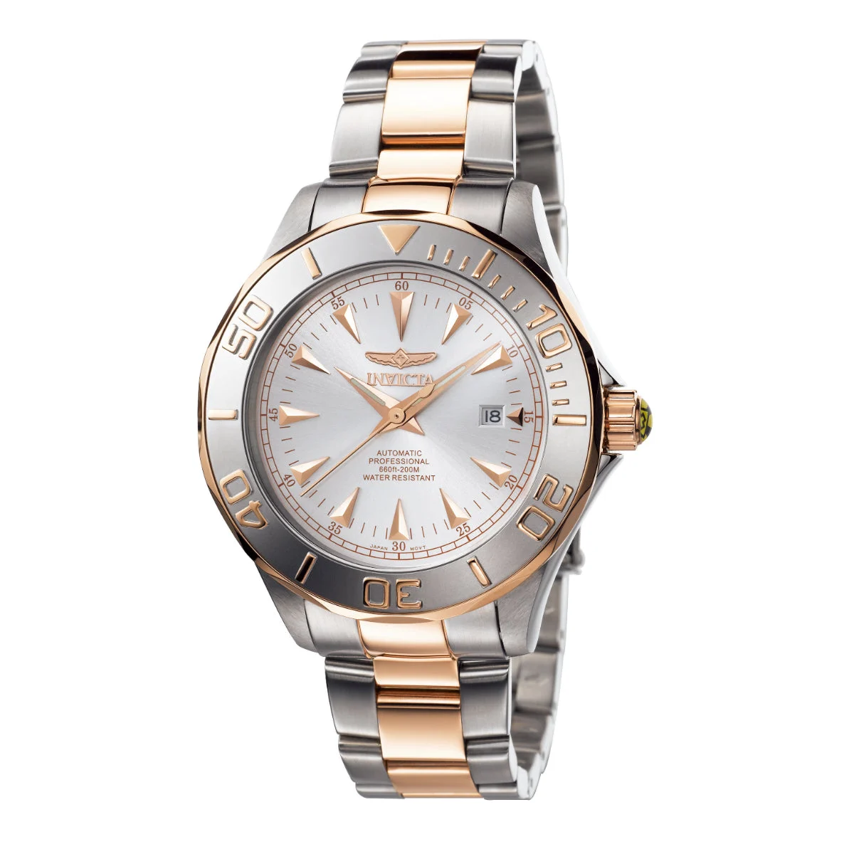 Invicta Signature Automatic 3 Hand Silver Dial Watch (ZG-7112) kol saati