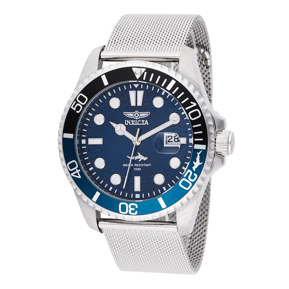 Invicta Pro Diver Curve Watch - 43mm. Steel (47173) 43 mm kol saati