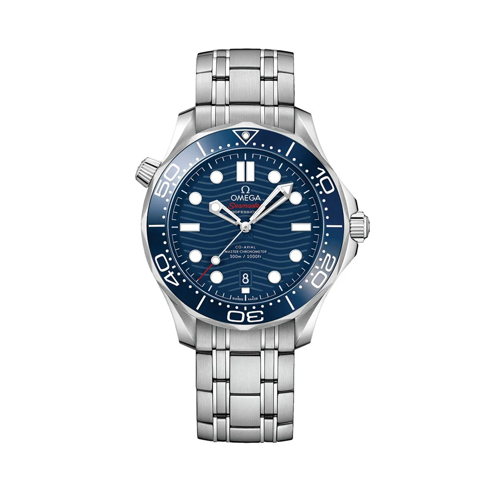 OMEGA Seamaster Diver 300M 42mm - Blue on Bracelet O21030422003001 42 mm kol saati