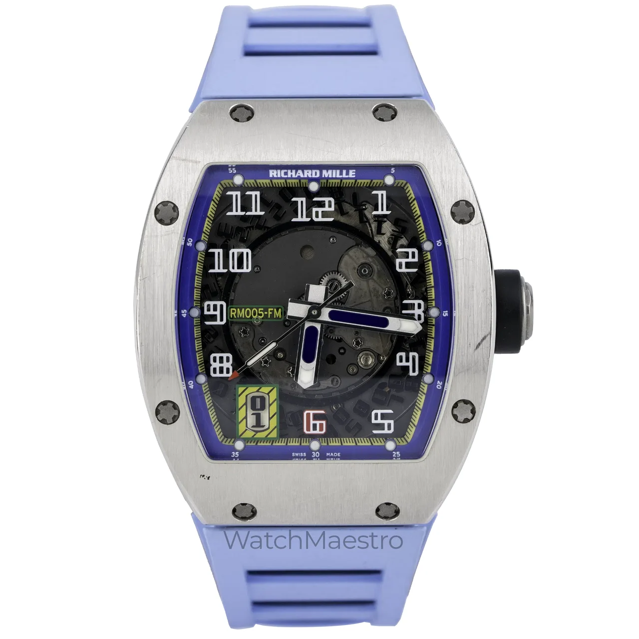 Richard Mille Felipe Massa Platinum Limited Edition Richard Mille RM 005 Felipe Massa Platinum Limited Edition 38 mm kol saati