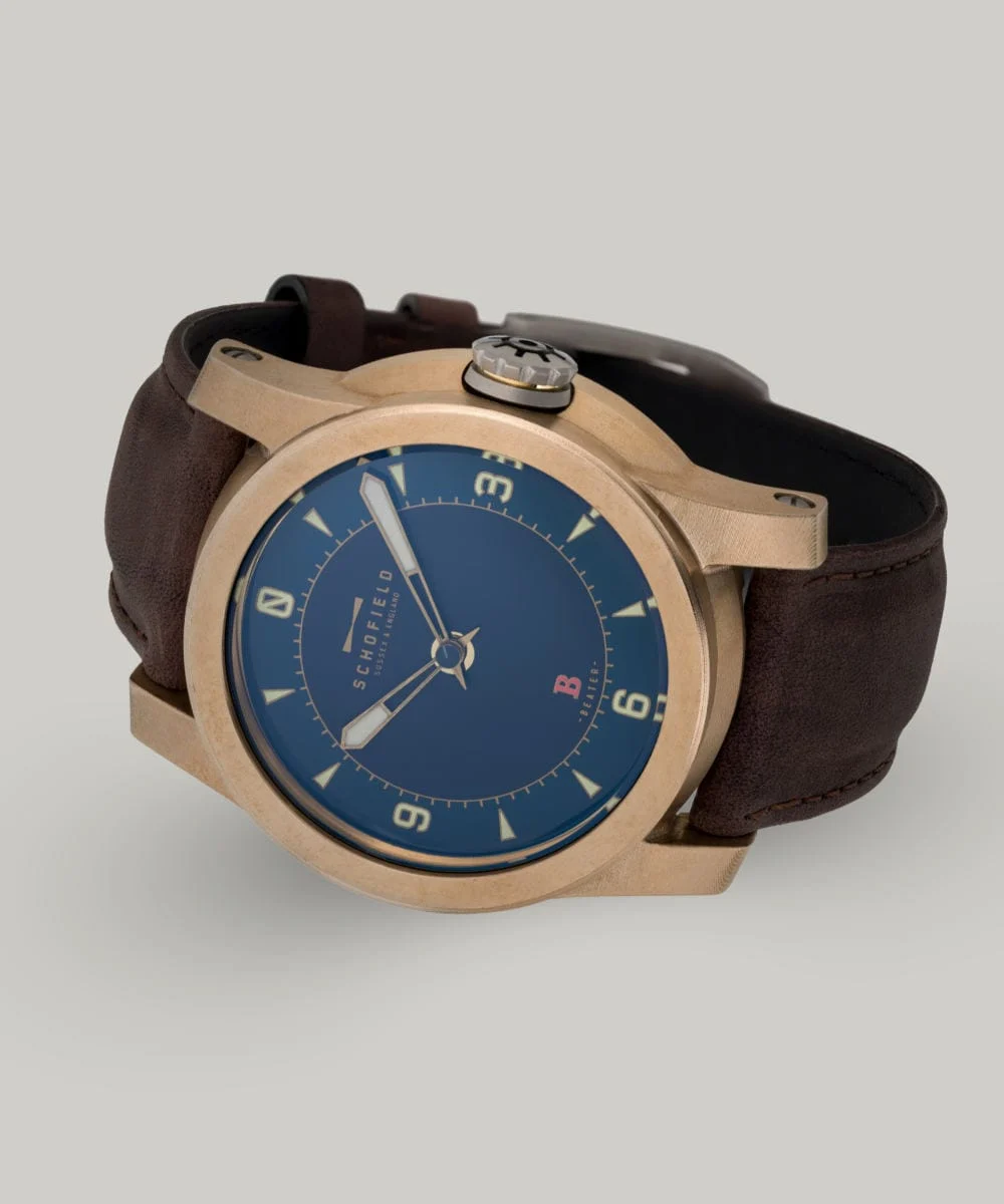 Schofieldwatchcompany raw-bronze-b3 44 mm kol saati
