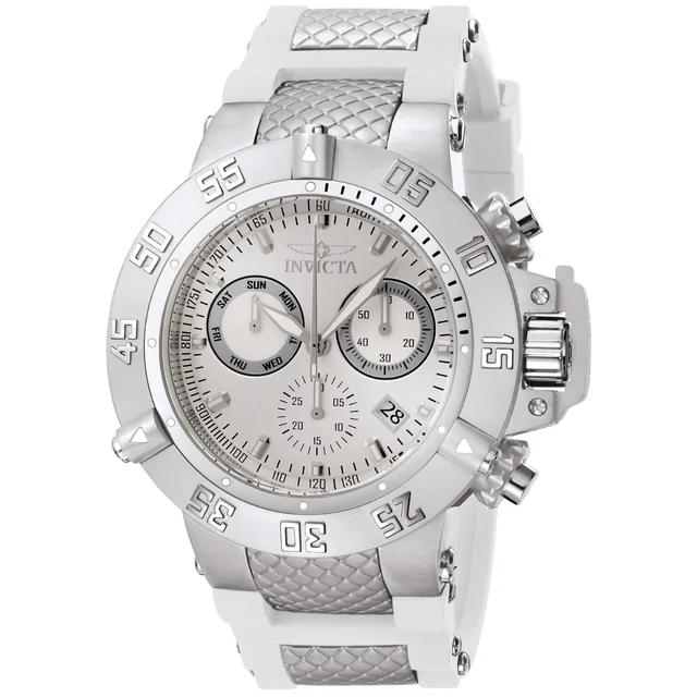 Invicta Subaqua Noma III Swiss Ronda Z60 FE Caliber Watch - 50mm, White, Steel (1384) kol 