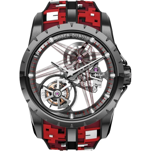 Roger Dubuis Excalibur Grey DLC Titanium 42mm RDDBEX0960 kol saati