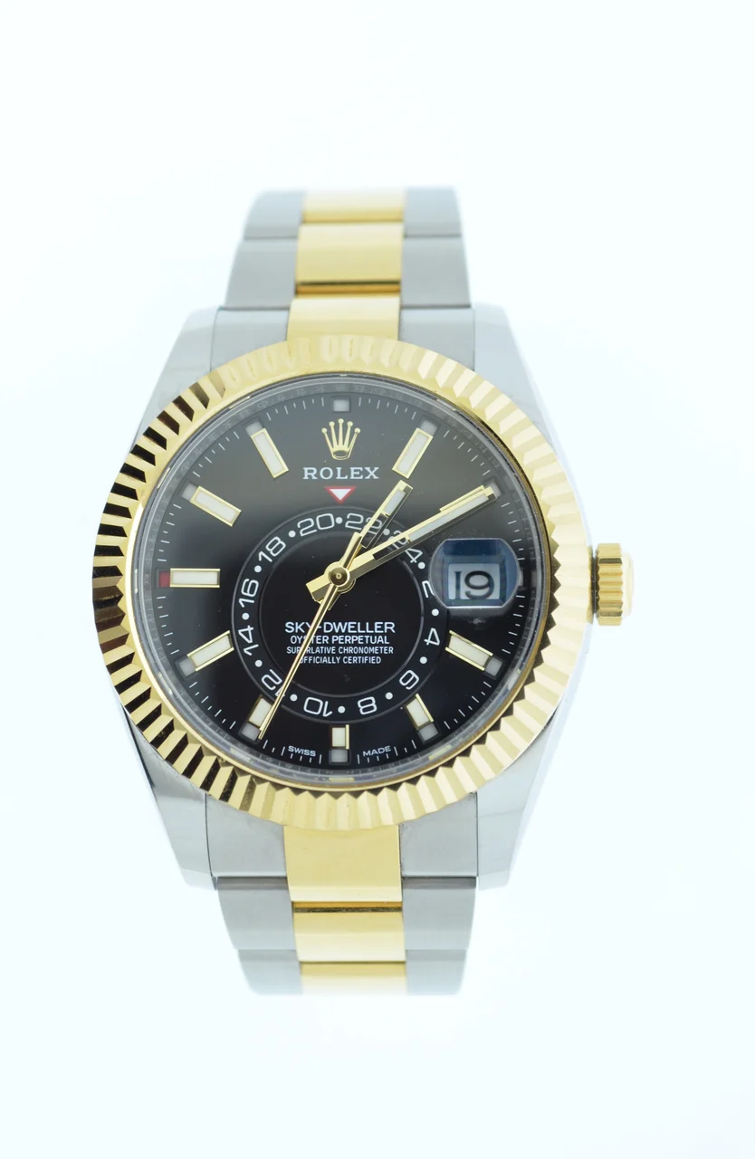 Rolex Skydweller steel and gold 326933 42 mm kol saati