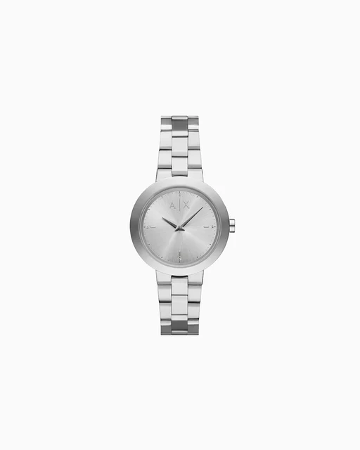 Armani Exchange Three-Hand Stainless Steel Watch AX5170 kol saati