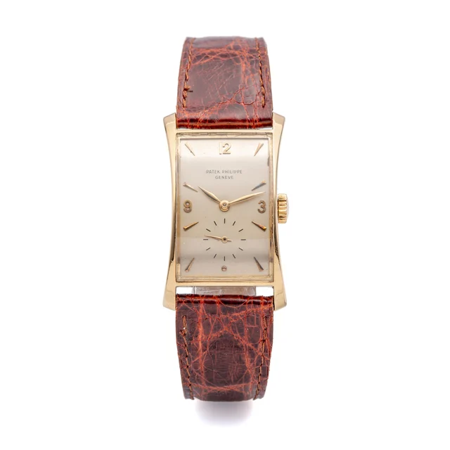 Patek Philippe PATEK PHILIPPE REF. 1593 ROSE GOLD A very fine and rare manual-winding 18K