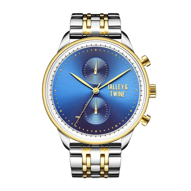 Talley & Twine Watch Company W-slv-gld-blu kol saati