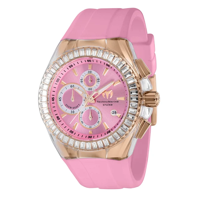 Technomarine Cruise Original Watch - 45mm, Pink (TM-121164) kol saati