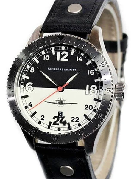 Messerschmitt hour Watch with a Luminous Dial #ME108DR-24 kol saati