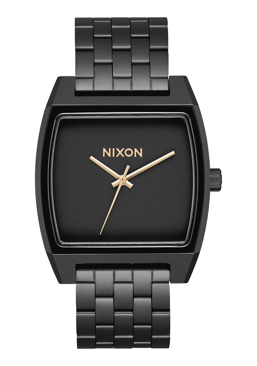 Nixon US Time Tracker - Matte Black / Gold A1245-1041-00 kol saati