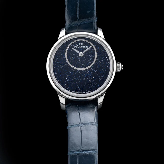 Jaquet Droz Petite Heure Minute 35mm Aventurine J005000570 210009N32221 kol saati