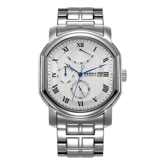 BERNY Men Automatic Dress Watch-AM050M AM050M-Y kol saati
