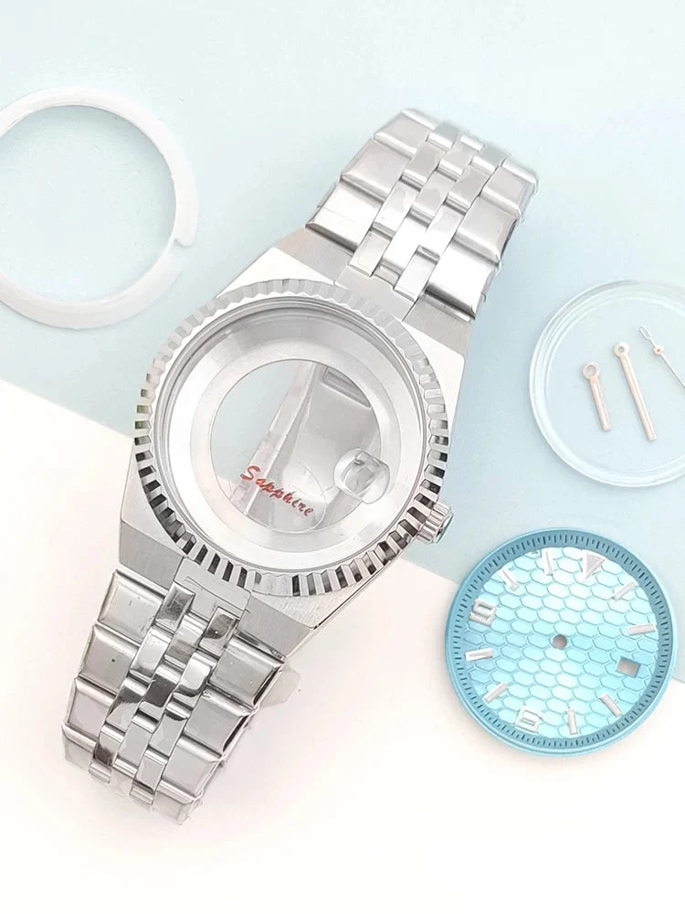 Tandorio Land-Dweller MOD Set watch case+ Dial Hands for NH35/36 movement sapphire glass 5ATM 6103664806772 40 mm kol saati