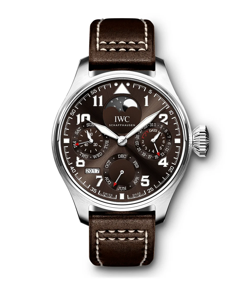 IWC Big Pilots Watch Perpetual Calendar Edition Antoine De Saint Exupery IW503801 46.2 mm kol saati