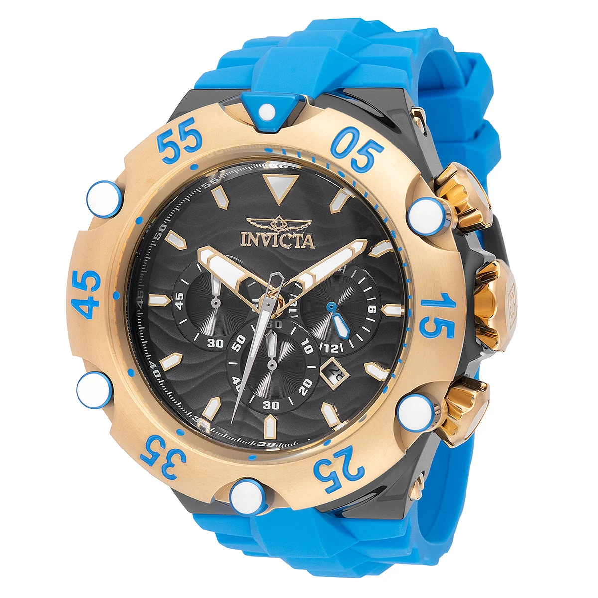 Invicta Subaqua Vortide Watch - 54mm. Blue (48545) kol saati