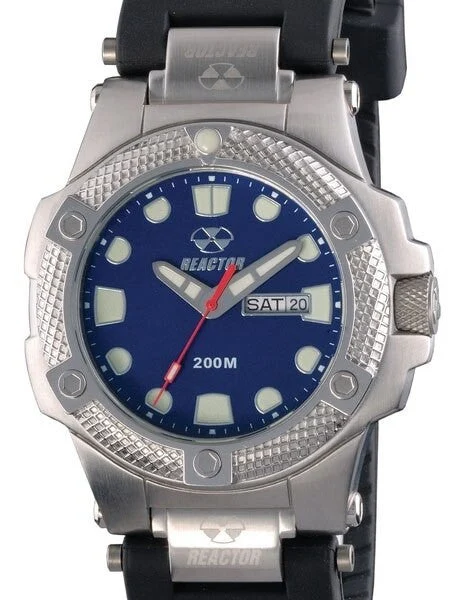 Reactor Meltdown Watch with SuperLuminova Illumination, Stainless Steel Case and Bracelet 