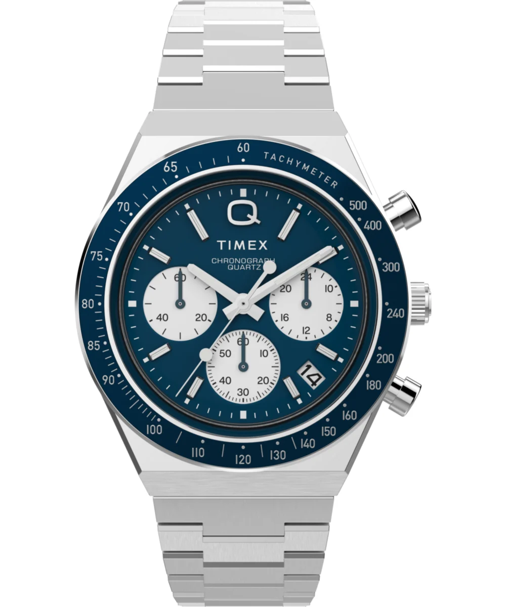 Timex Chronograph 40mm Stainless Steel Bracelet Watch TW2W51600 40 mm kol saati