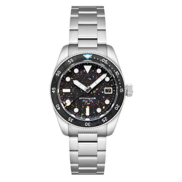 Spinnaker The Dial Artist LE Croft 39 Automatic Azure Blue Watch #SP-5141-22 kol saati