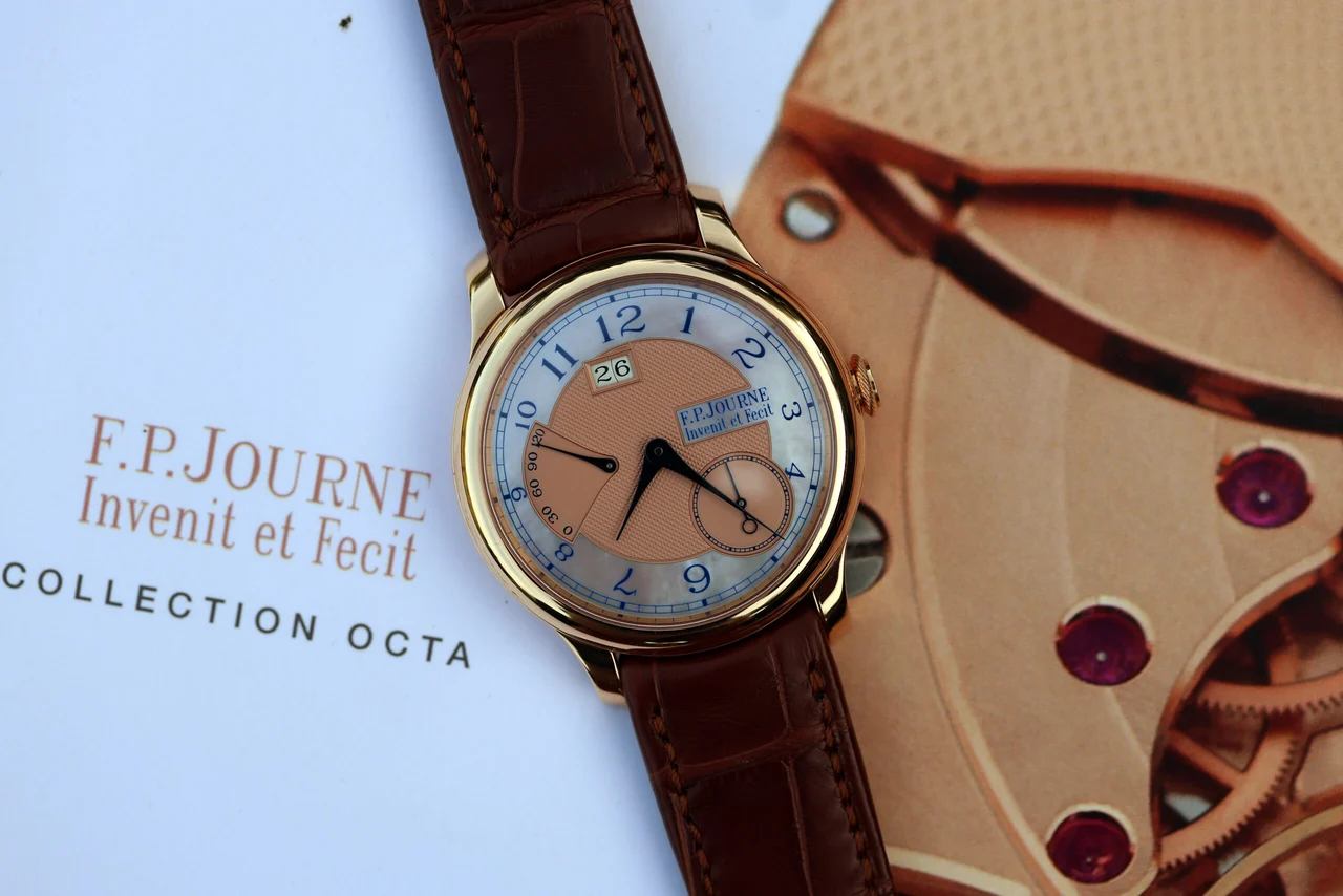 F.P. Journe Octa Automatique Reserve Nacre ref. AR “MOP Dial 40 mm kol saati