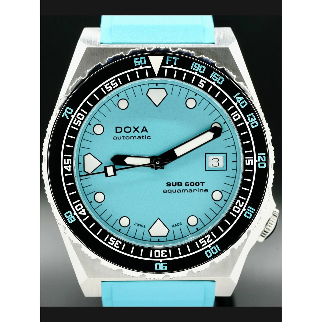 Doxa SUB 600T Aquamarine 861.10.241.25 210000027775 40 mm kol saati