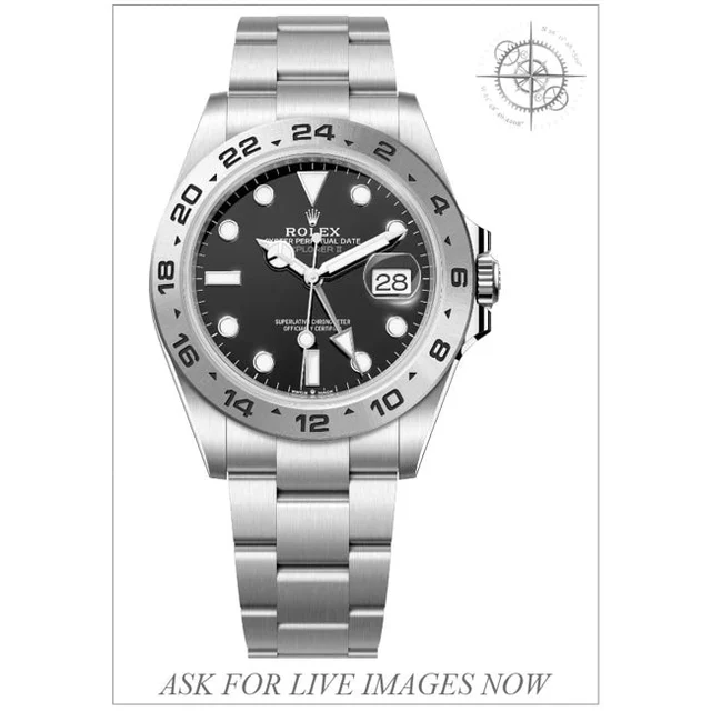 Rolex Explorer 2 Black Dial 210009N31747 kol saati