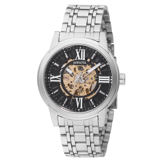 Invicta Objet D Art Automatic Watch w/ Skeleton Dial - 41mm. Silver (69132) kol saati
