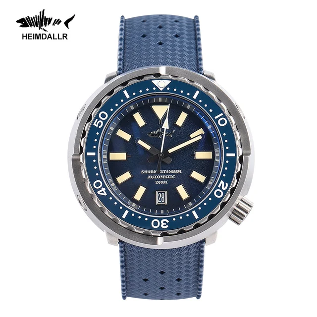 Heimdallr Titanium Tuna Can Watch 海米德钛罐头-灰面橙色胶带870 kol saati
