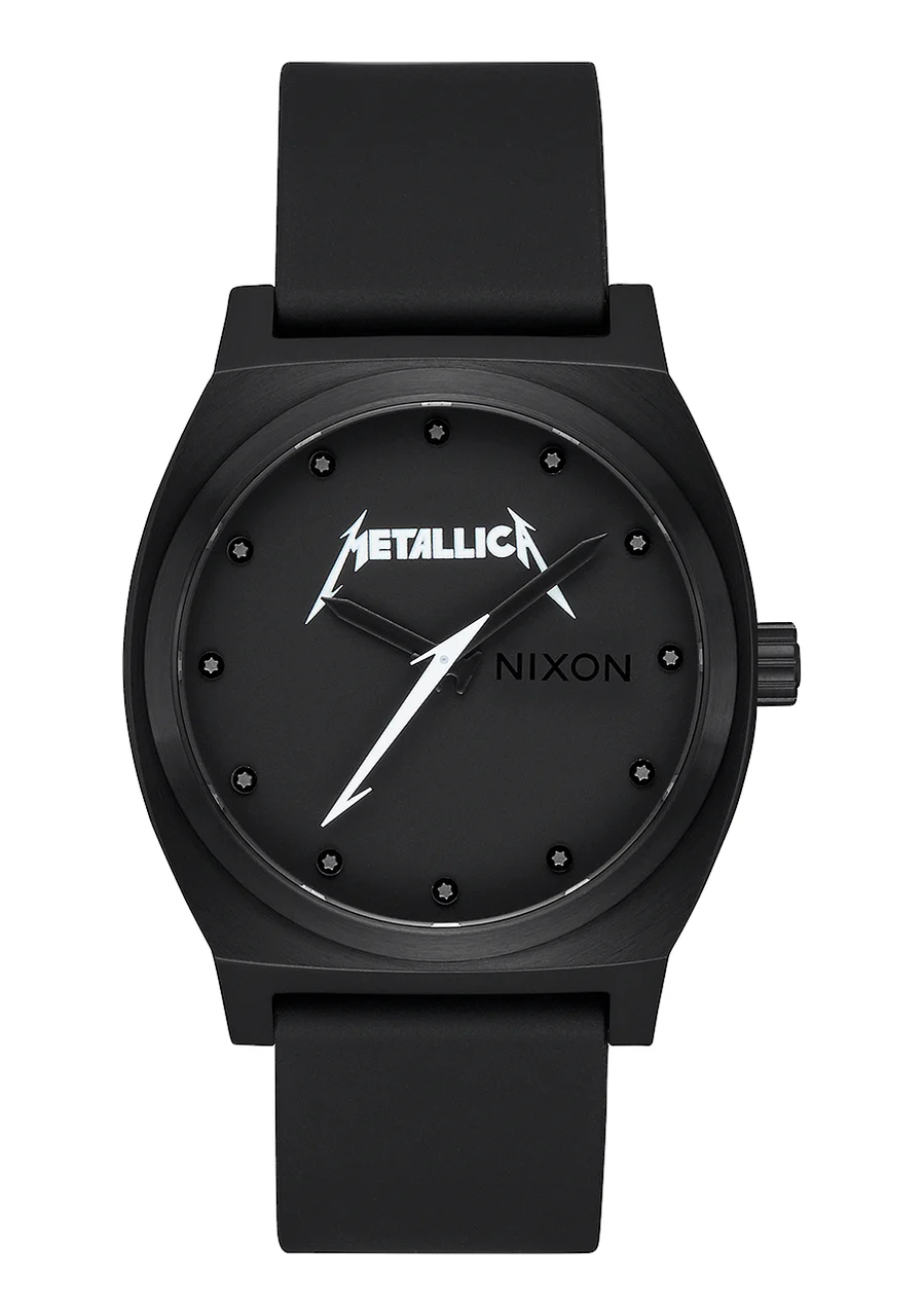 Nixon US Time Teller - All Black / Metallica A045-3333-00 37 mm kol saati