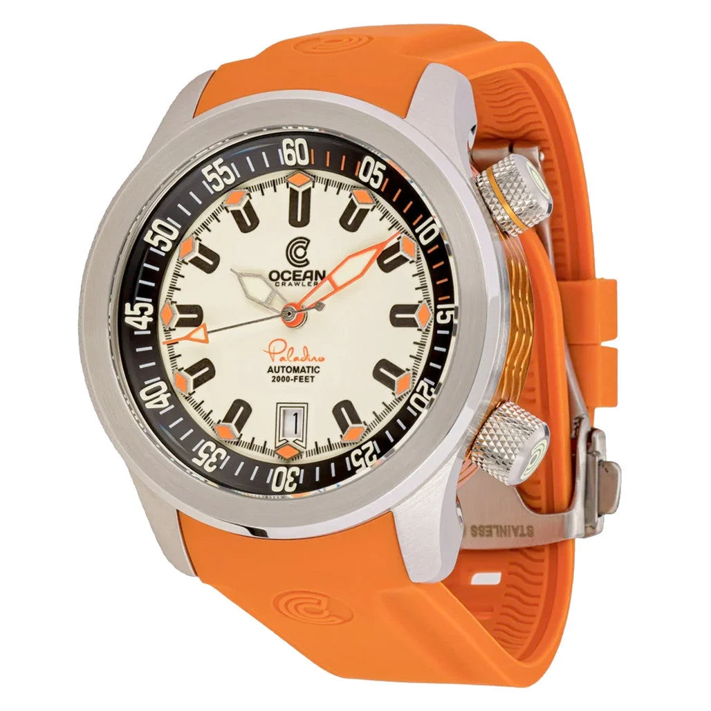 Ocean Crawler Paladino WaveMaker with Full Lume Dial #OC-PL-V2-FL kol saati