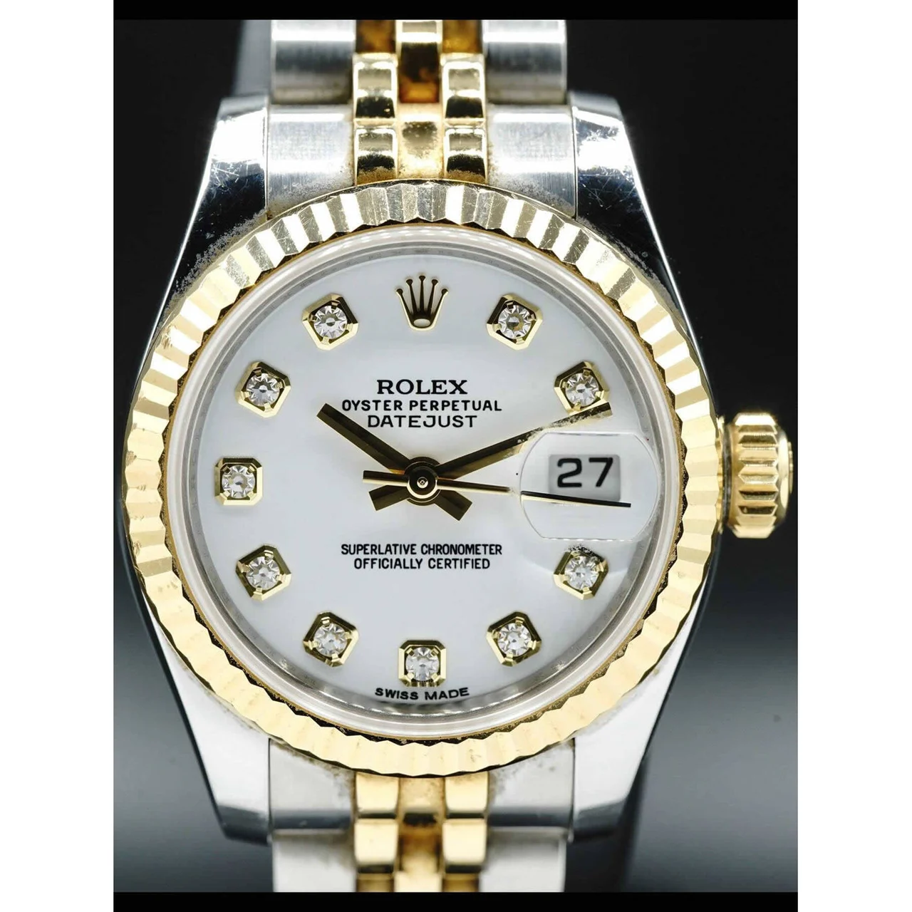 Rolex Datejust 18k Yellow Gold and Steel 179173 210000027746 26 mm kol saati