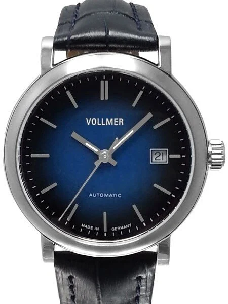Vollmer Blue Focus Swiss ETA Automatic Watch with Ombr??-like Blue Dial #4H171 40 mm kol saati