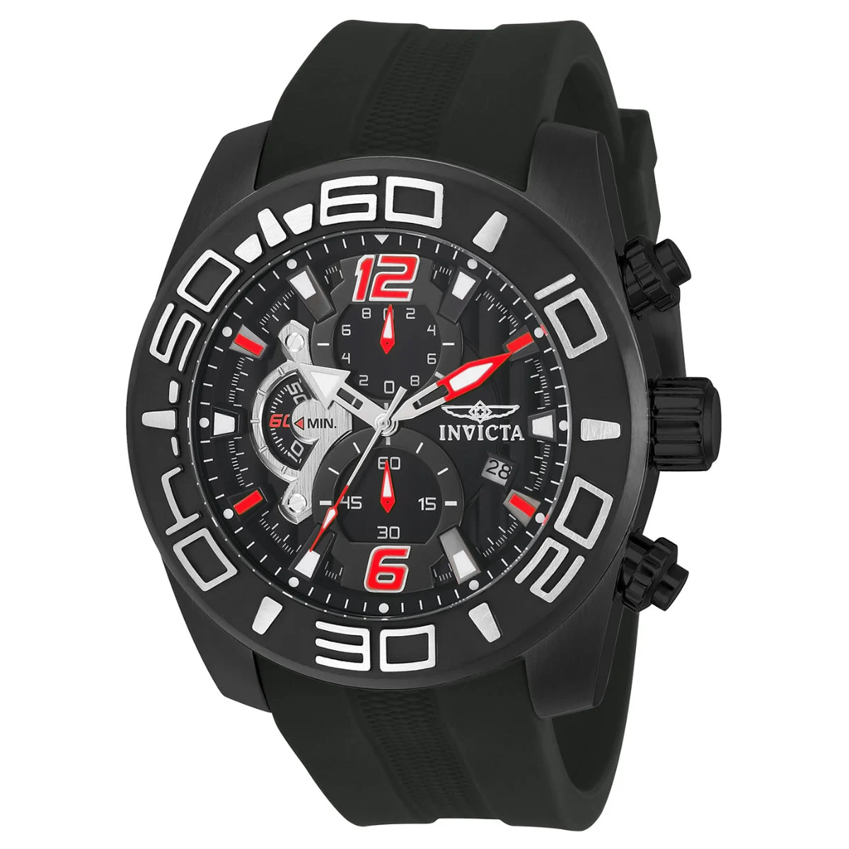 Invicta Pro Diver Dynestance Watch - 50mm, Black (22811) 50 mm kol saati