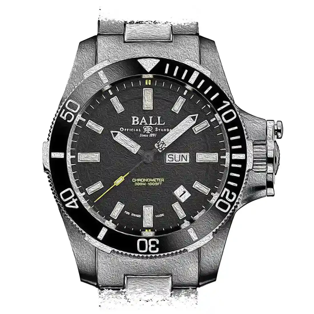 Ball Engineer Hydrocarbon 33608 42 mm kol saati