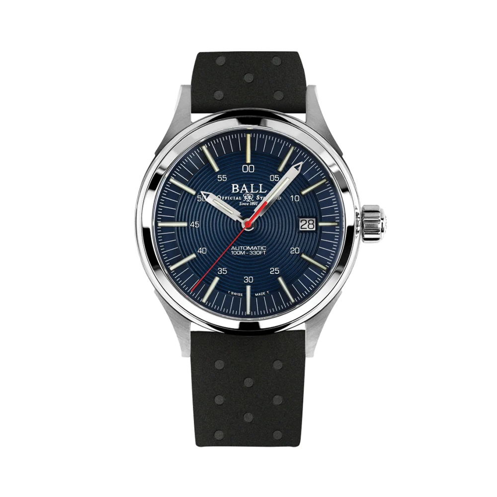 BALL Watch Fireman Nightbreaker 40mm - Blue on Rubber Strap NM2098C-P13-BE 40 mm kol saati