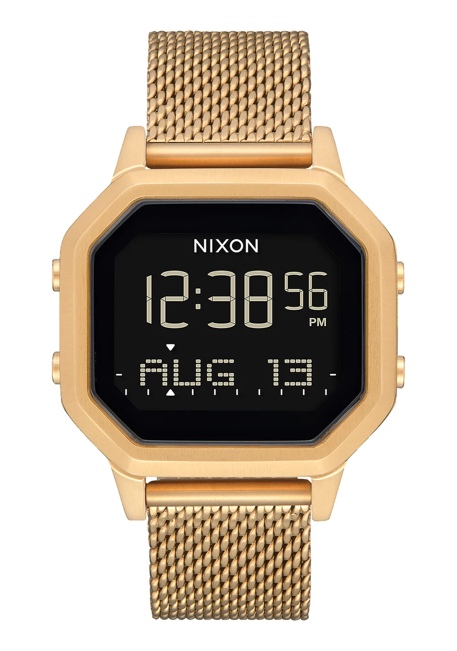 Nixon US Siren Milanese - All Gold A1272-502-00 36 mm kol saati