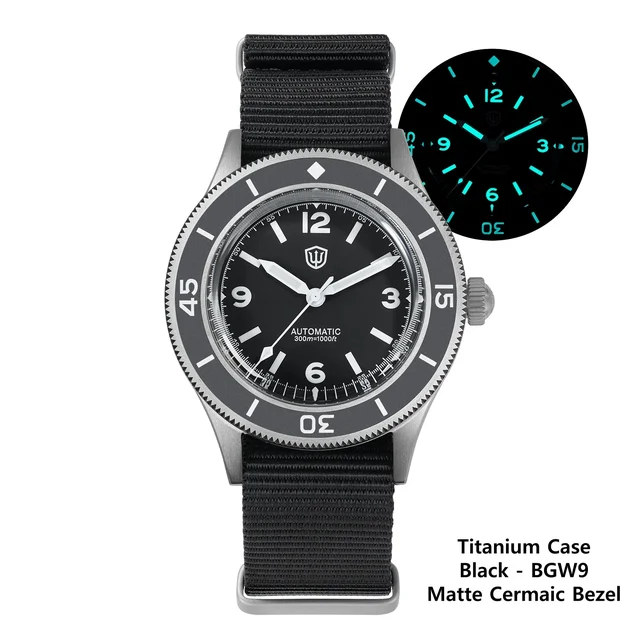 Watchdives Titanium 50-Fathoms NH35 Dive Watch 欧-二手代发-Nancy-TF-0258 kol saati