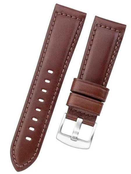 Toscana Horween Panerai-Style, Brown Calfskin Leather with Thick Padding at the Lugs #INS-HORPAD02 INS-HORPAD02-0001 kol saati