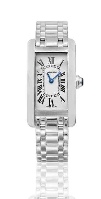 Cartier CARTIER REF. 2489, TANK AMERICAINE, LADY’S, 18K WHITE GOLD kol saati
