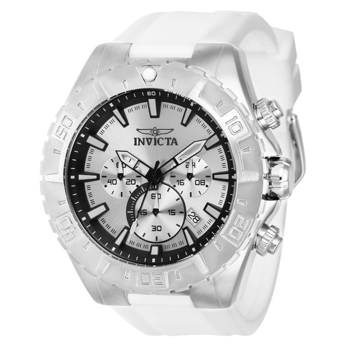 Invicta Aviator Propel Watch - 49mm. White (37634) 49 mm kol saati