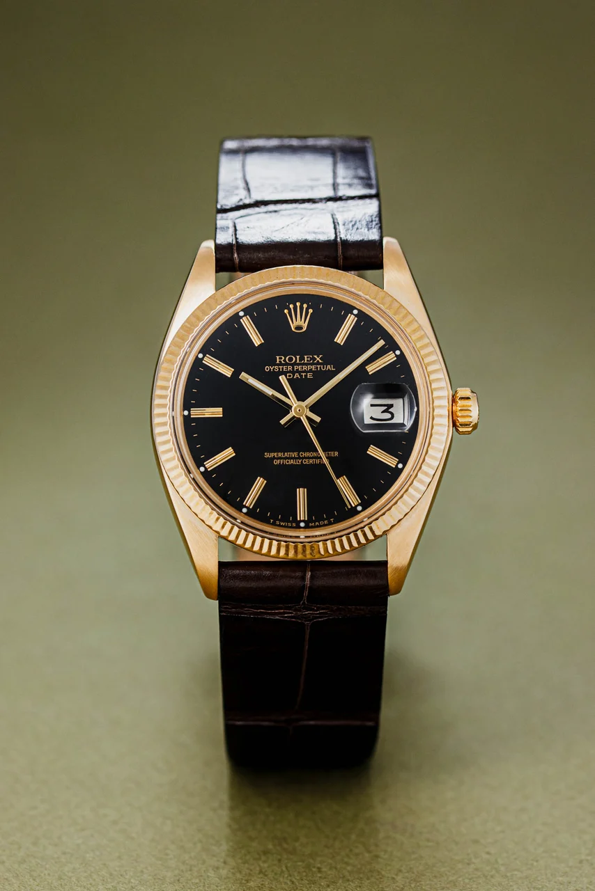 Rolex Date Ref. 1503 18k Yellow Gold 34 mm kol saati