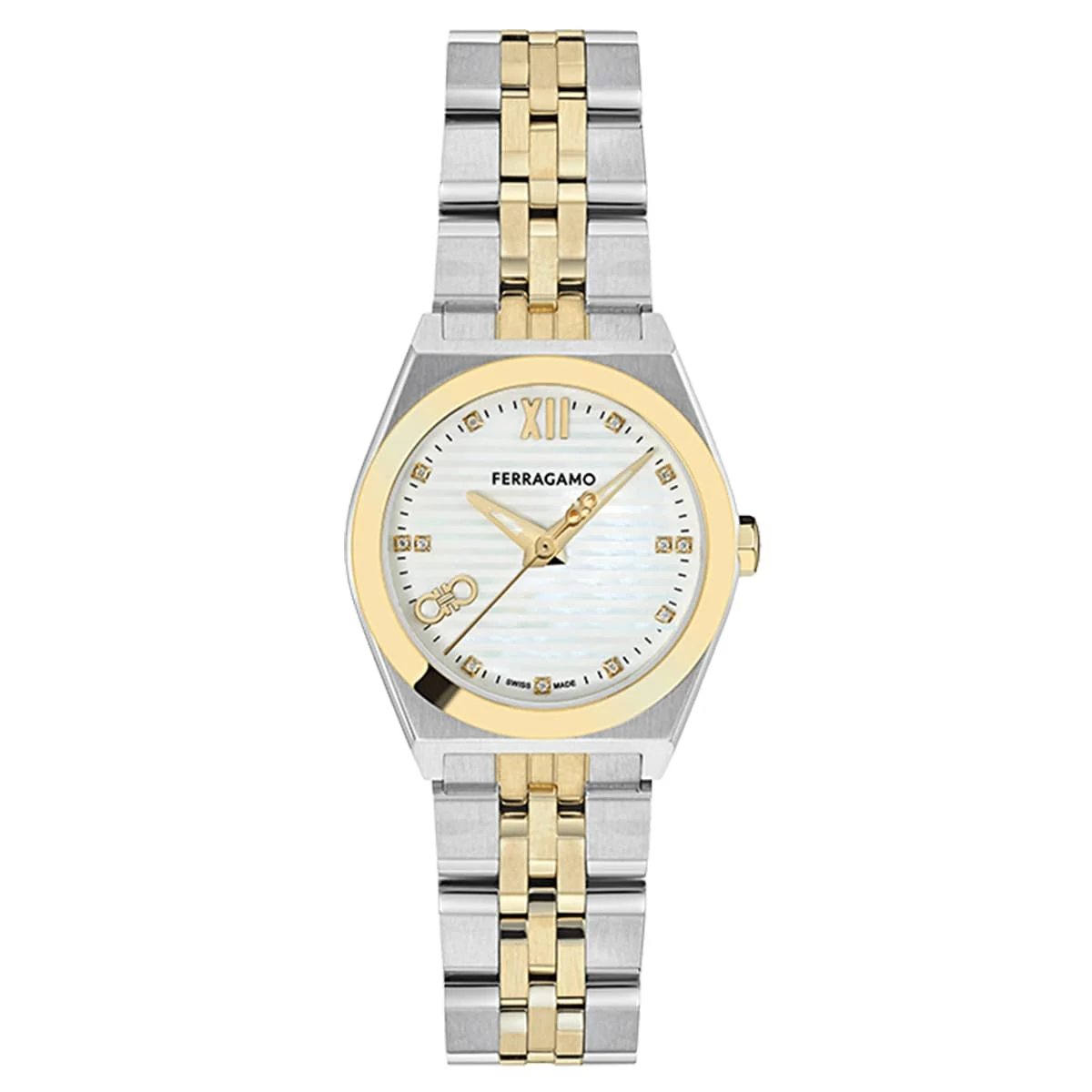 Ferragamo Pırlantalı SFKJ01324 28 mm kol saati