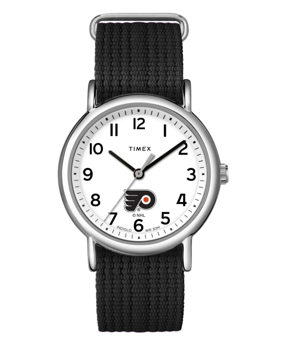 Timex Weekender Black Philadelphia Flyers TWZHFLYM1YZ kol saati