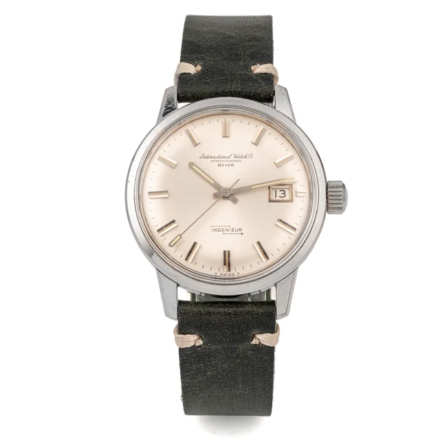 IWC IWC, REF. 866A, INGENIEUR SILVER SUNBURST DIAL, STEEL kol saati