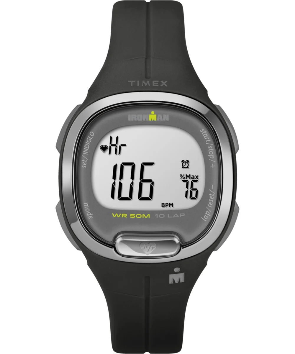 Timex Ironman HeartFIT™ Transit+ 33mm Resin Strap Activity and Heart Rate Watch TW5M40500 33 mm kol saati