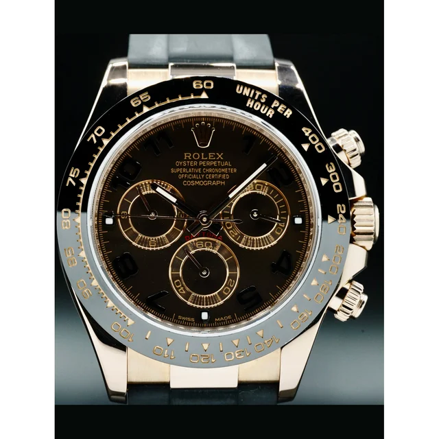 Rolex Cosmograph Daytona Chocolate Black Arabic Numerals 116515LN 210000033678 kol saati