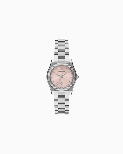 Emporio Armani Three-Hand Date Stainless Steel Watch AR11658 kol saati
