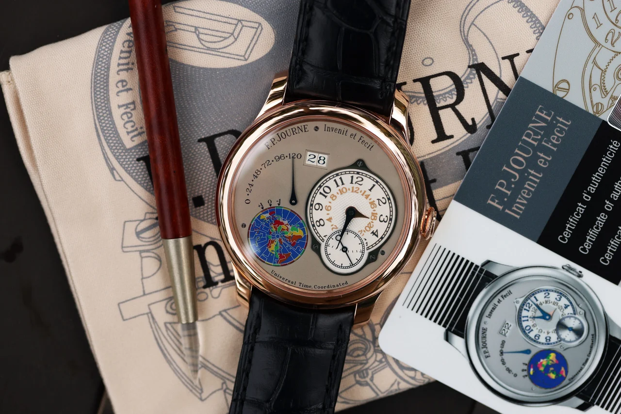 F.P. Journe Octa Universal Time Coordinated ref. UTC “Red Go 40 mm kol saati
