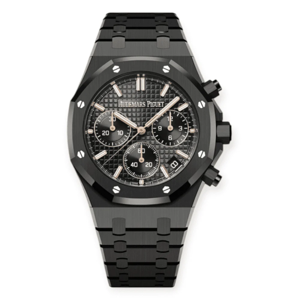 Audemars Piguet Black Ceramic Chronograph Aut Pre-Owned Audemars Piguet 41mm Black Ceramic Chronograph Aut 41 mm kol saati